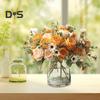 Artificial Flowers Bouquets Fake Daisies Peonies Bunch Faux Flower Table Centerpieces for Home Floral Arrangement Wedding Hotel Decoration