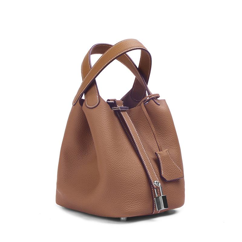 Женские сумки из натуральной кожи, дизайнерская маленькая сумка-тоут без логотипа, первый слой из коровьей кожи, сумка для покупок через плечо с серебристым замком