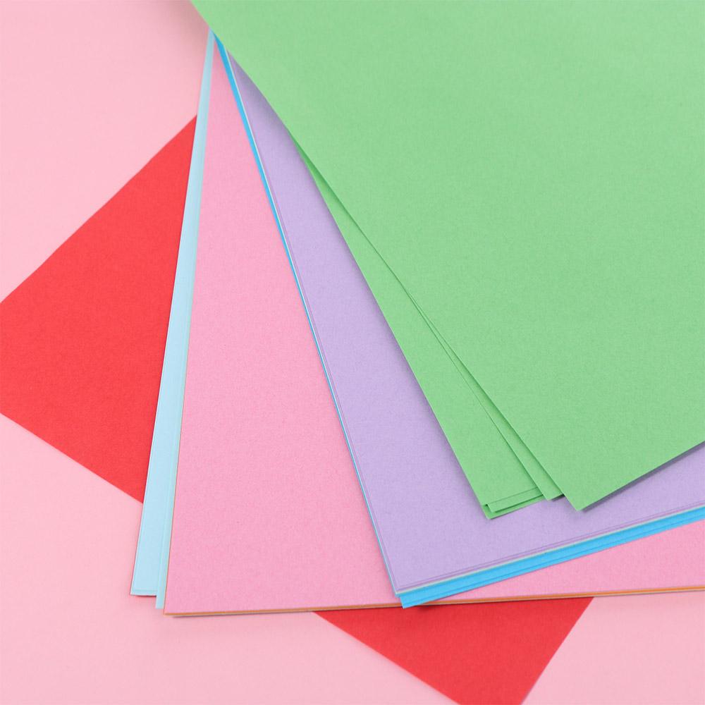 50 Sheets A4 Handmade Colored Paper Set DIY Origami Handcraft Paper Handmade Origami  Children Gift