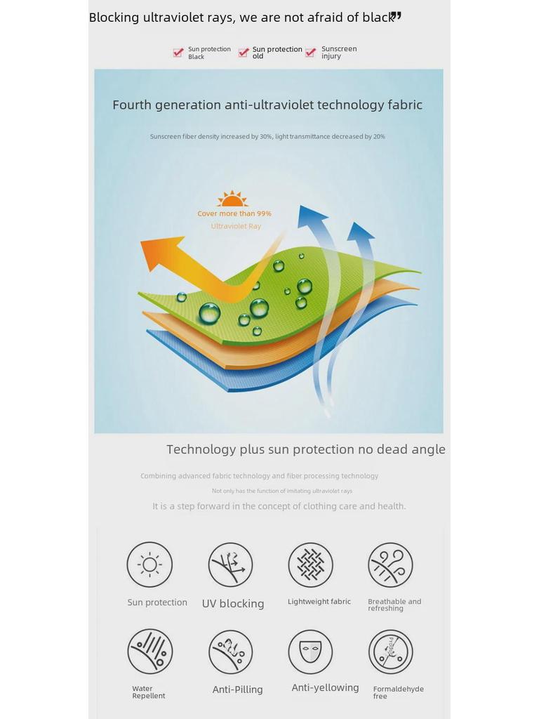 Мужская летняя солнцезащитная одежда: Ультратонкая, прохладная, дышащая куртка с капюшоном и защитой от ультрафиолета