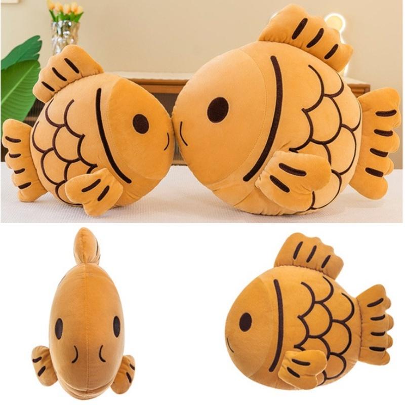 Креативная плюшевая игрушка-подушка в виде рыбы для детских подарков и украшения дома