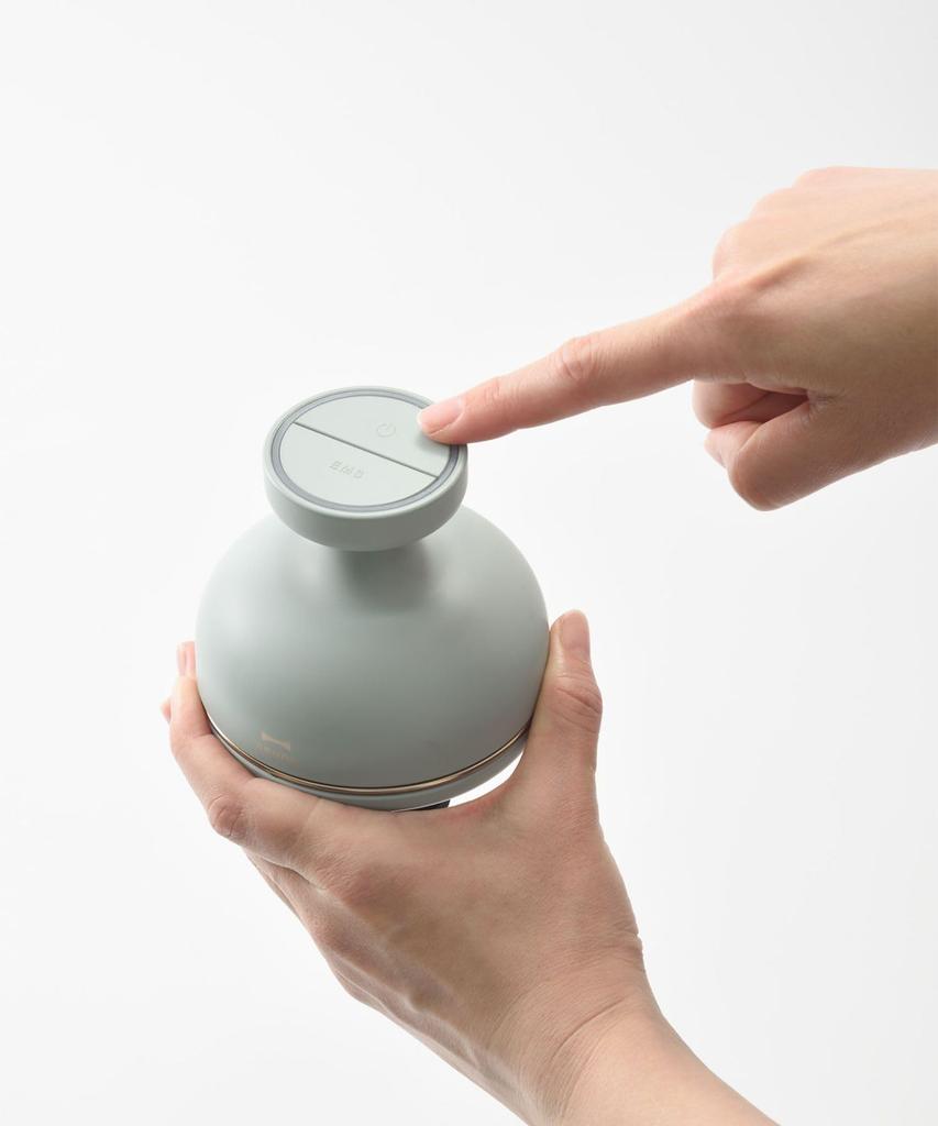 BRUNO EMS Electric Head Spa Scalp Body Care Shoulder and Neck Massager, Waterproof, Portable Storage Bag Included, Green, BOE148-GR