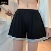 Thread Lace Pure Cotton Crotch Color Lace Safety Pants Loose Three Points Can Be Worn Outside The Shorts