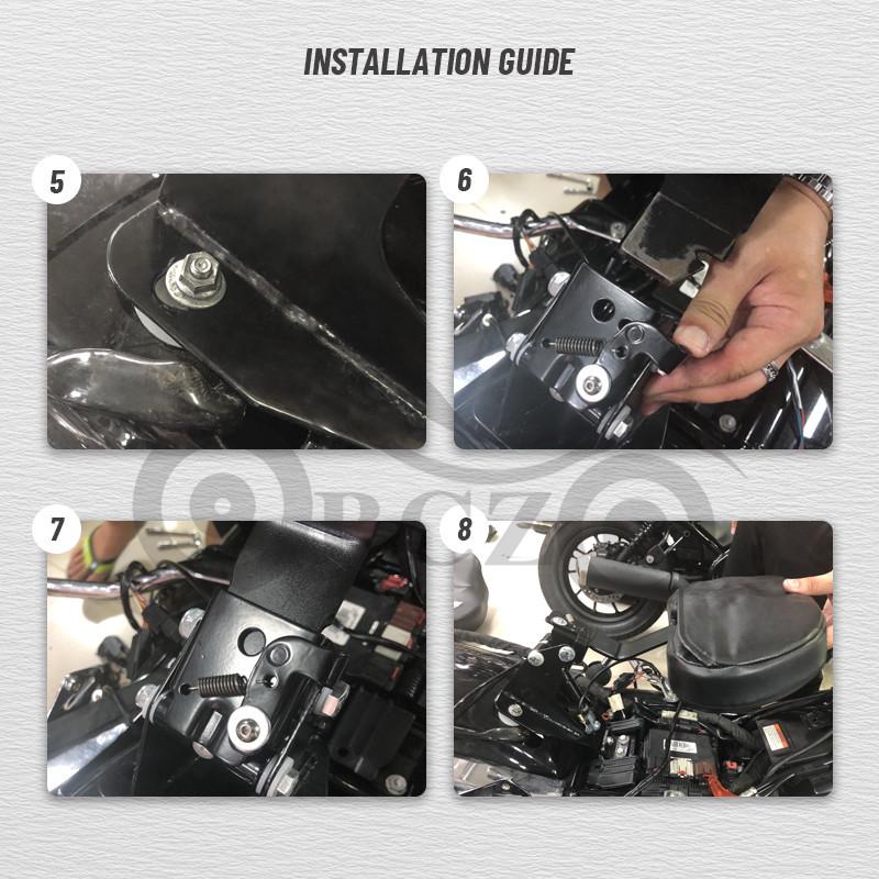 Гидравлическая водительская спинка для Harley Ultra Classic Street Glide (2009-2020) - Аксессуары для мотоциклов