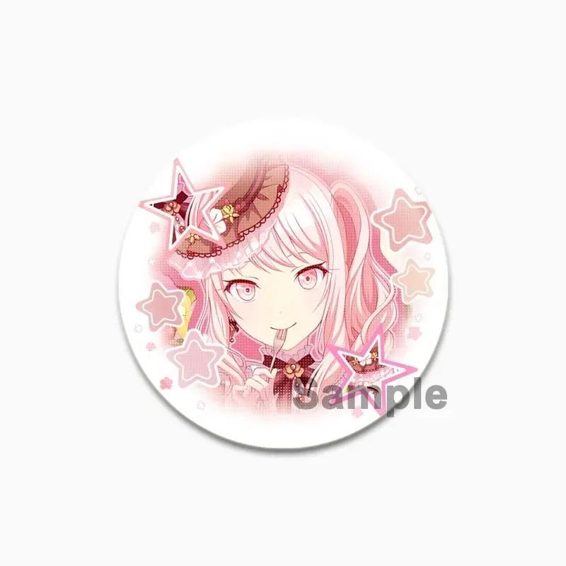 32/44/58 мм Акияма Мизуки мультфильм милые броши ручной работы круглый пластиковый значок аниме ювелирные изделия эмалированные булавки для рюкзака одежда шляпа