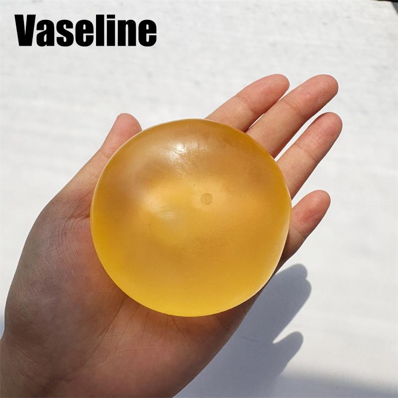 Vaseline Squishy Ball Toy Transparent Jelly Soft Squeeze Fidget Sensory Non-Toxic Autism Adhd Anxiety Relief Ideal Adults Gift