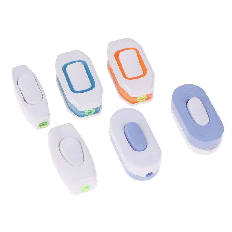 5Pcs Boat Shape Switch Home Light Wiring Switch Inline On/Off Table Lamp Switches Wires Cable Switches Electrical Accessories