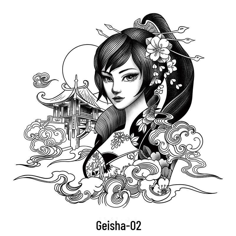 "Waterproof Semi-Permanent Herbal Tattoo Stickers for Men and Women - Durable Text Simulation Spot Tattoos"