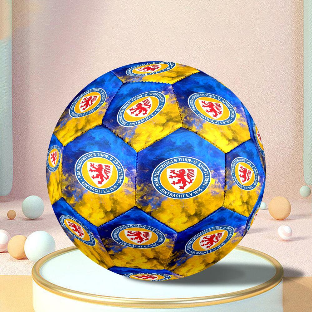 Braunsch-weiger Sports Emblem Size 5 Soccer Balls, Anti-Slip, Protective Football, Outdoor Sport, a Unique Gift Suitable for him/her, Birthdays