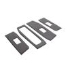 Soft Carbon Window Lift Switch Trim Sticker For Toyota Land Cruiser LC250 24+