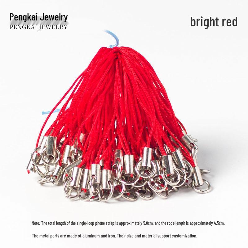 Красочный шнурок для украшений своими руками: Металлическая трубка Однопетлевой телефонный шнур с кольцевой пряжкой