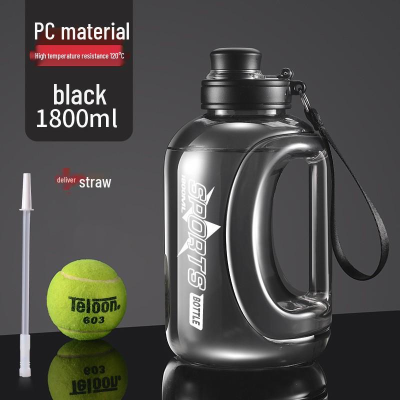 Large Capacity High-Temp Resistant Sports Water Bottle - Ton Ton Portable Plastic Cup & Barrel