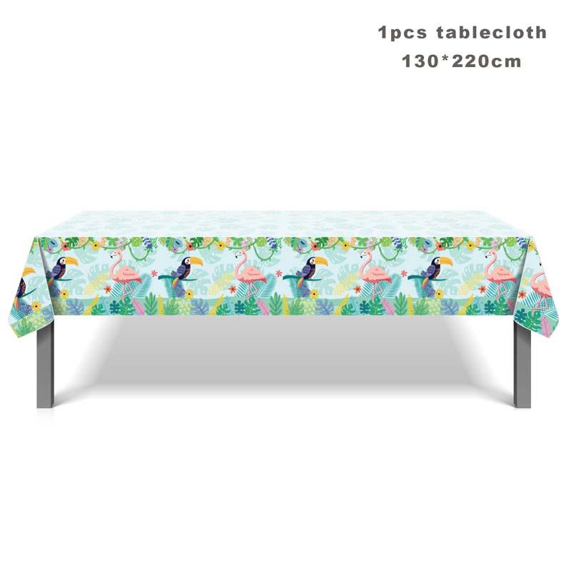 Украшения для гавайской вечеринки, гавайские пальмовые листья, баннер, гирлянда, луау, алоха, фламинго, летняя тропическая вечеринка, день рождения, свадьба, декор