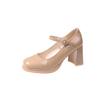 High Heels Women's 2024 Spring and Autumn New French Square Head Mary Jane Women's Shoes Design Sense Niche Temperament Thick Heel Single Shoes