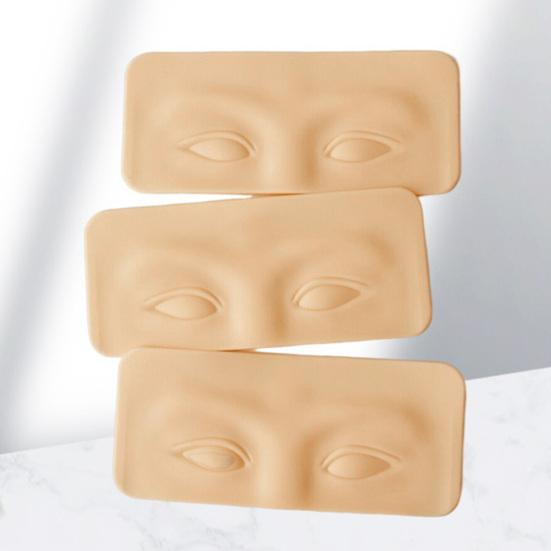 Реалистичный утолщенный, устойчивый, не тускнеющий 3D силиконовый макияж для бровей и глаз, тренировочная поставка для кожи для начинающих