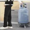 Подставка для газового баллона из нержавеющей стали с колесами, прочный многоцелевой держатель для баллона с пропаном, универсальная подставка для баллона