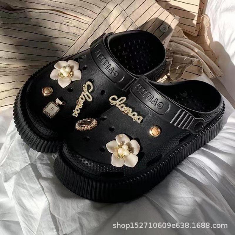 Летние женские нескользящие босоножки Sweet XIXI, увеличивающие рост – толстая подошва, универсальные пляжные сабо