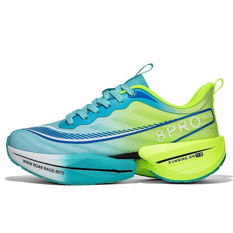 Marathon Air Cushion Men Sports Running Shoes Breathable Lightweight Women's Comfortable Athletic Nonskid Carbon Plate Sneakers