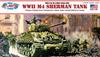 Atlantis Models 1/48 WWII M4A3E8 Sherman Medium Tank Plastic Model ATLAMCA317 (Tank)
