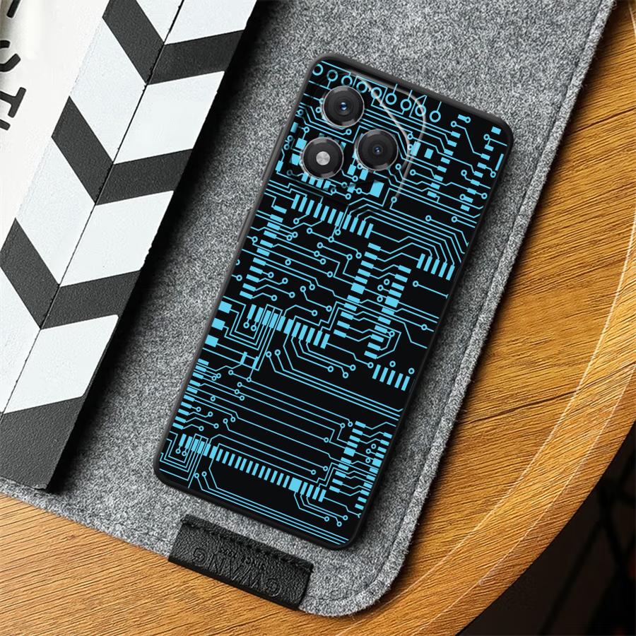 Чехол для Huawei P30 P20 Pro P20 P40 Lite P Smart 2019 P20 Lite 2018 Funda Чехол для телефона Ретро Печатная плата