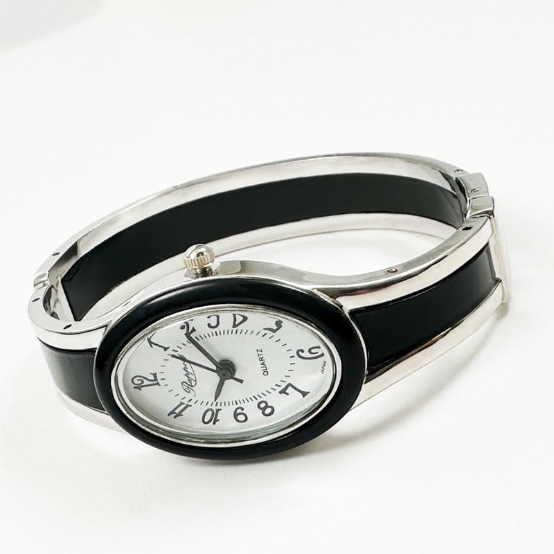 Наручные часы Rapole Oval Bangle Watch Silver Slim 188232 Black [Takeuchi Shoji] женские