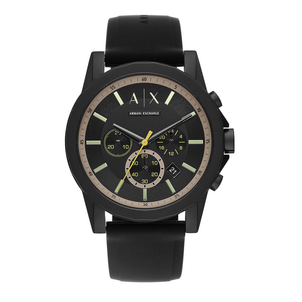 Armani Watch AX1343 Regular Import Black [AX Exchange] Men's