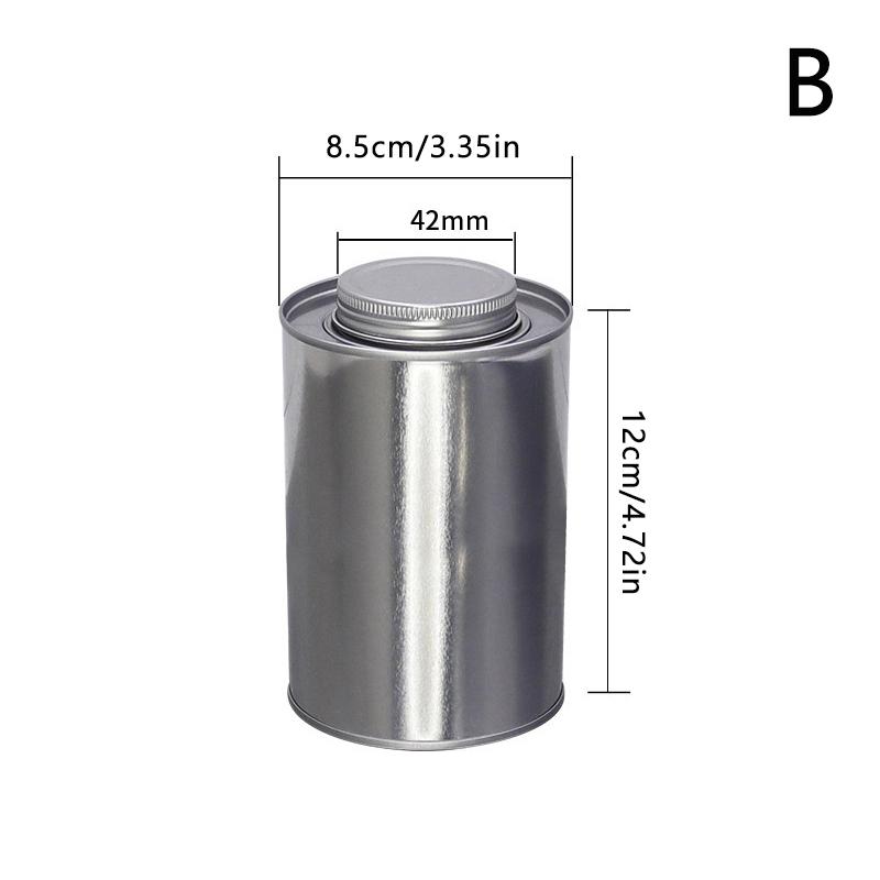 Серебристая круглая банка для хранения кофейных зерен, кухонный контейнер с завинчивающейся крышкой, жестяная банка для кофейного порошка и сахара, органайзер, упаковочная коробка