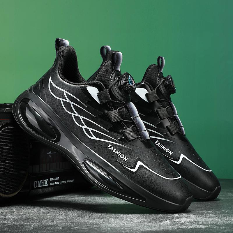 Новая летняя удобная и комфортная мужская спортивная обувь, универсальная и простая эластичная обувь для бега, повседневная обувь для ходьбы на открытом воздухе