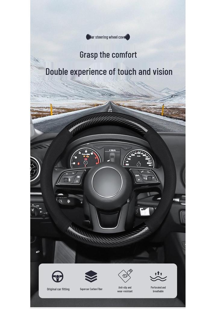 Ручная сшитая оплетка руля для Chery Tiggo 8/7/5X/3 (2018/2019) & Arrizo 5 (2019)