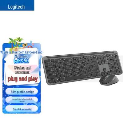 Logitech Беспроводной двухрежимный комплект клавиатуры и мыши MK950