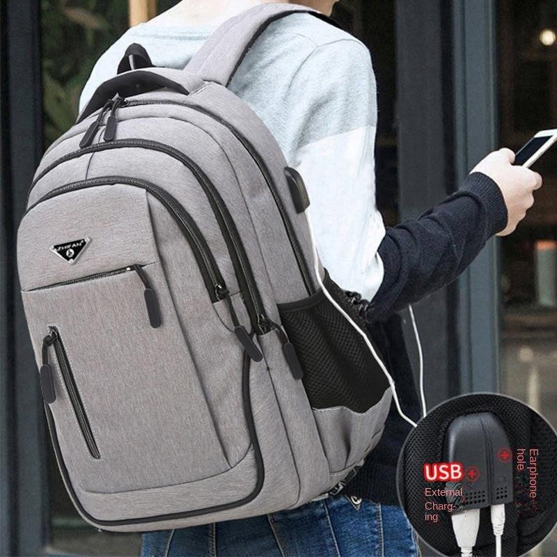 Рюкзак большой емкости, мужские рюкзаки для ноутбуков, 15,6 Оксфорд, черные однотонные школьные сумки, студенческий рюкзак для подростков, студентов, девочек