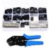 SN01B Terminal Crimping Plier Tool + 620pcs/set Connector 2.54mm Male Female Jumper Header Housing Cable Wire Terminal Connector Crimp Pins