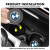 WQQ23 2pcs Car Coaster Water Cup Holder Anti-Slip Pads Accessories For BMW 1 3 5 7 Series M F01 F20 F10 F13 E52 E53 E60 E93