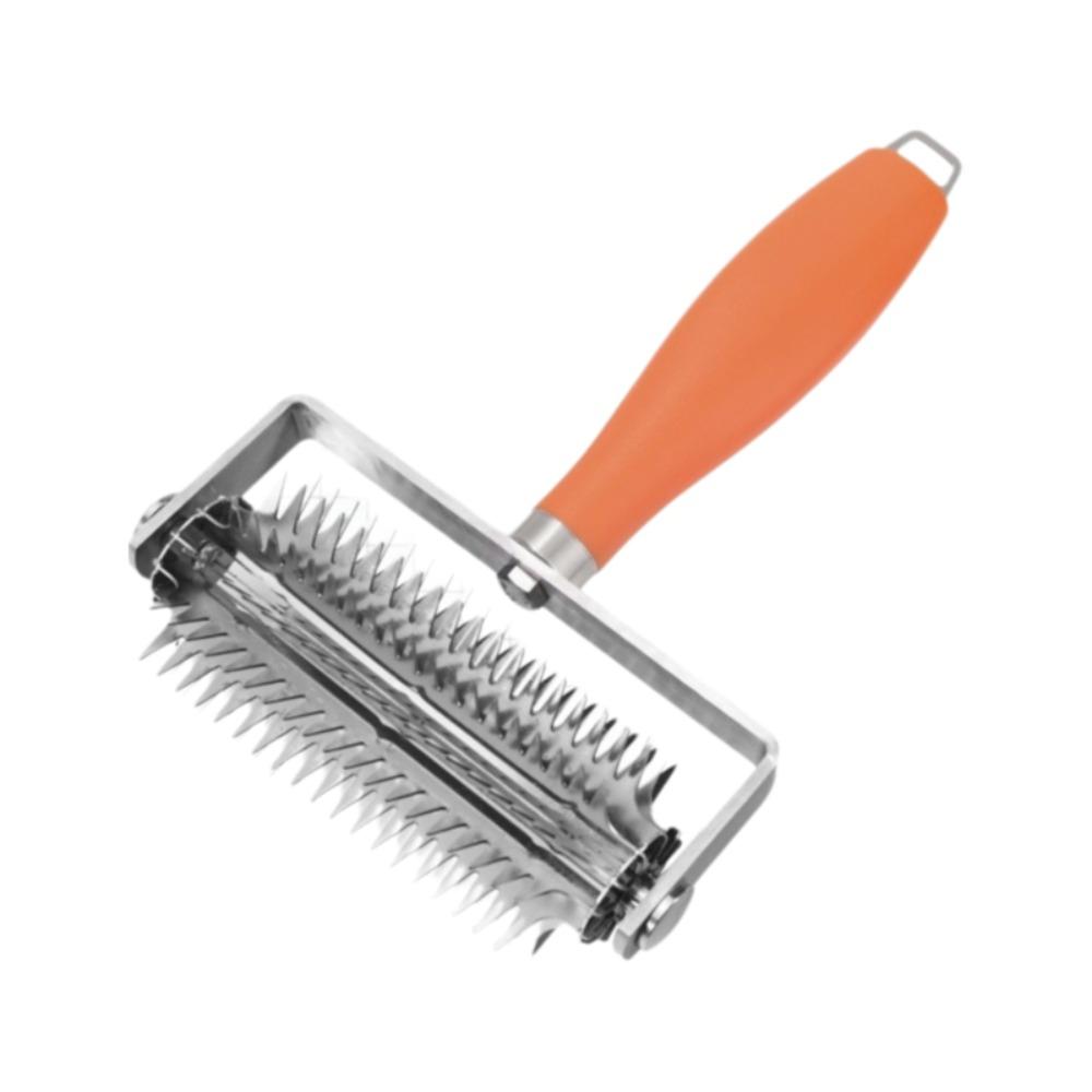 Stainless Steel Pizza Roller Puncher Effort-saving Berry Crusher Pizza Profile Puncher Dough