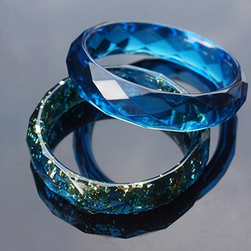 1шт DIY кристалл эпоксидной формы сухой цветок кристалл браслет плесень призматический браслет аксессуары