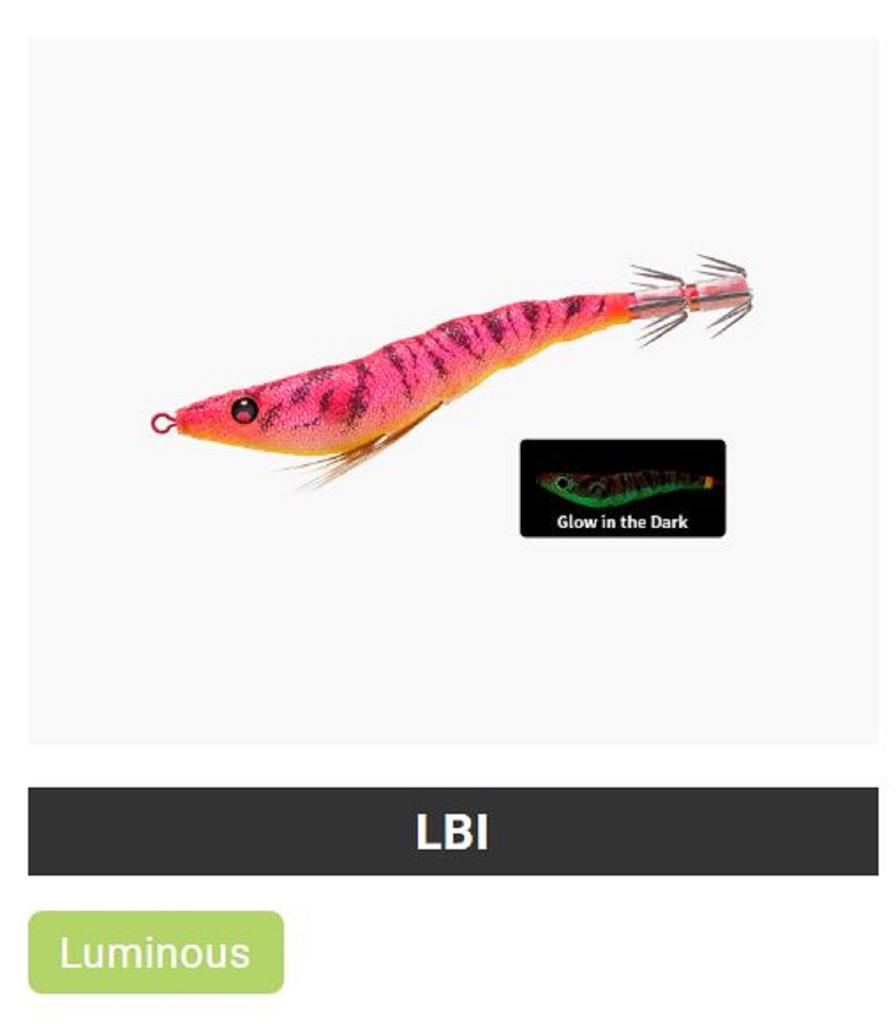 Yo Zuri EZ Slim Cloth 80mm Squid Jig A1626-LBI (8553)