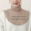 Stylish Turtleneck Fake Collar Elegant Solid Color Soft Warm Dickey Collar Autumn Winter Coldproof Skin Friendly False Collar