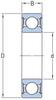 Ball Bearing 6205 Zz Zvl 25X52X15