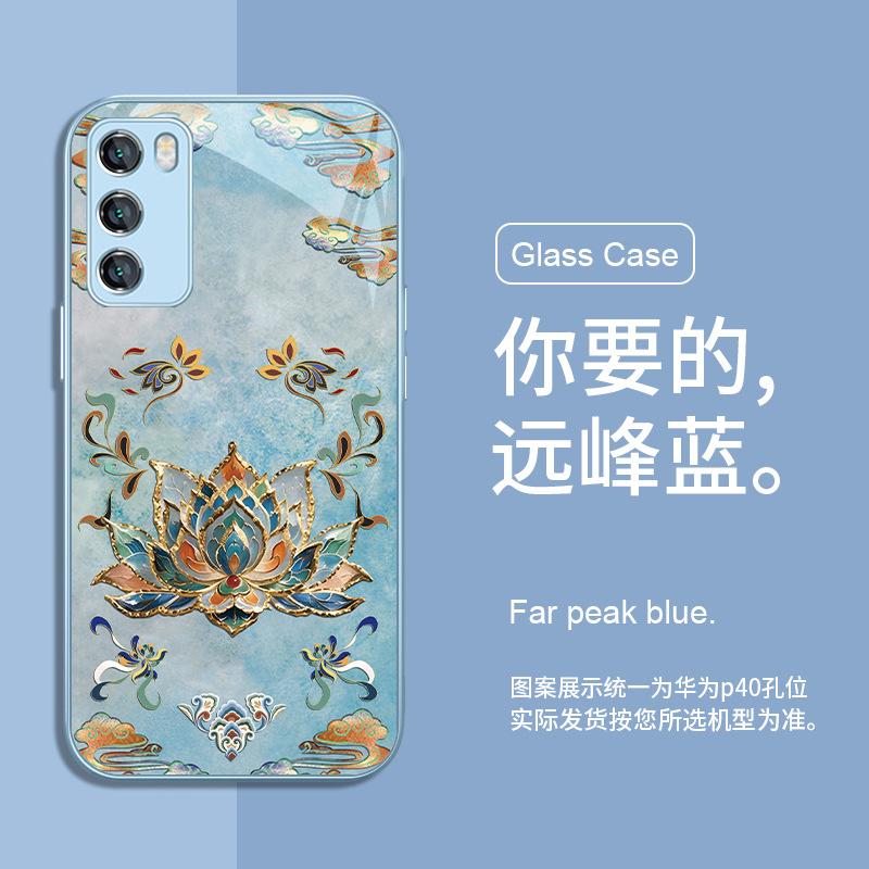 Применимо к чехлу для мобильного телефона Guofeng Lotus Huawei nova13ultra Honor 300 art mate70 новый 60 идей