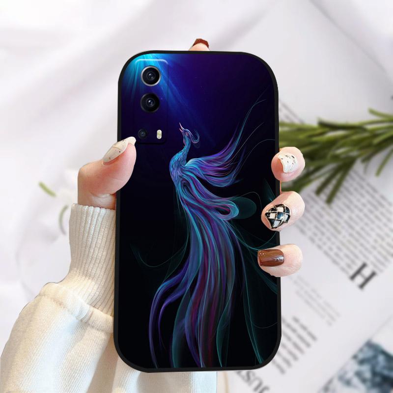 Чехол-крышка для Vivo Y72 Y52 5G, стильный, окрашенный, силиконовый, мягкий ТПУ, защитный корпус для телефона, для Vivo Y 72 52 5G, ударопрочный бампер