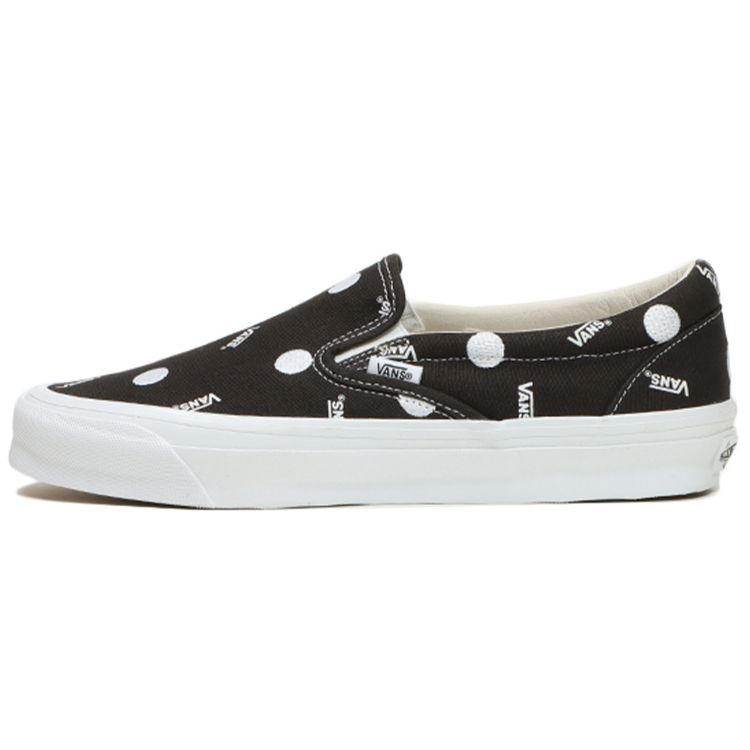 Vans OG Classic Slip-On LX Polka Dot - Black Unisex Sneakers VN0A45JKBLK