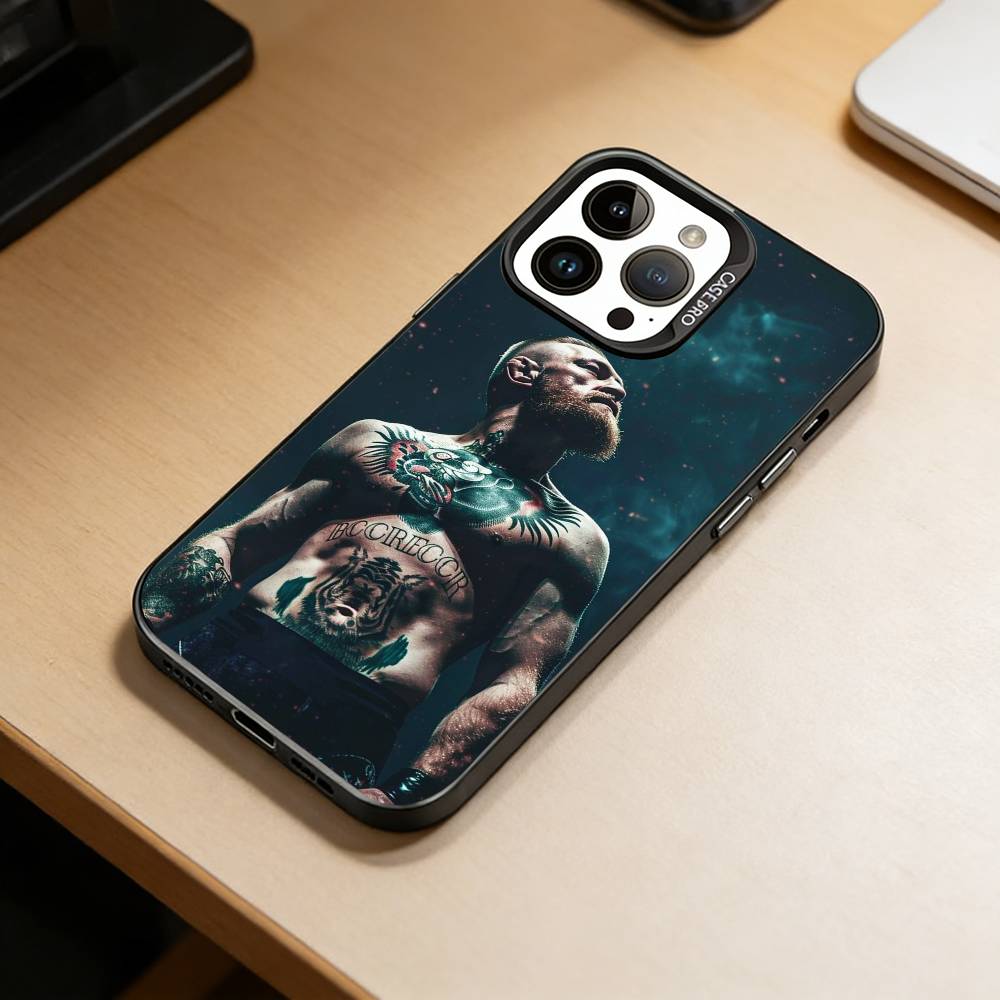 Чехол для телефона Conor McGregor-G Boxing для iPhone 17,16,15,14,13,12,11 Plus,Pro Max,XS,Разноцветный Серебряный чехол для телефона Funda Cover
