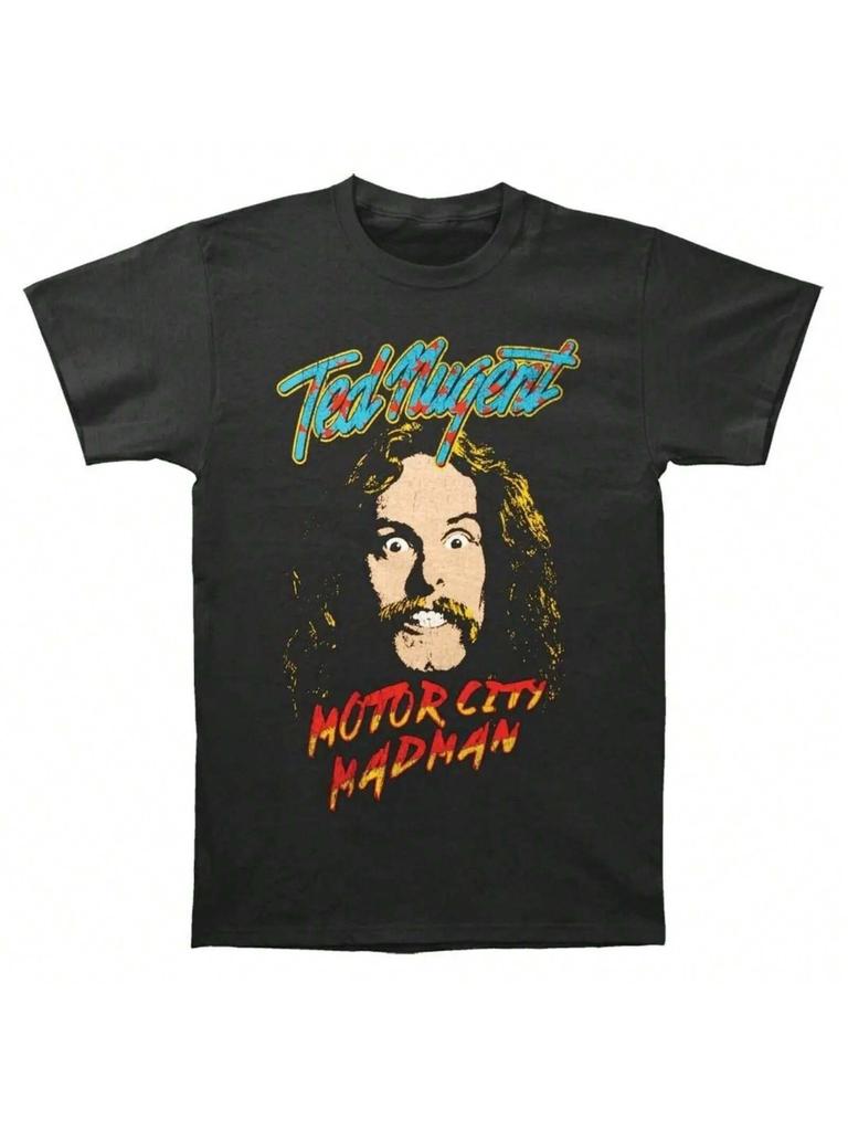 Vintage Ted Nugent Motor City Madman Black Unisex S-234XL T-Shirt J668