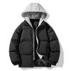 2024 Winter Clothes Men's Hooed Down Coat Thick Parkas For Men Outdoor Jacket Windbreaker Streetwear Harajuku Hoodies