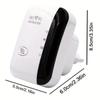 WiFi Range Extender, Wireless Network Repeater for Home and Office Use, Boost Your WiFi Signal Up To 300Mbps-Long Range Wireless Repeater Access Point