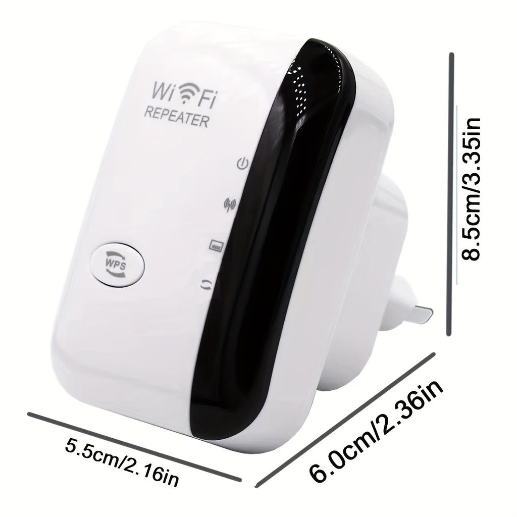 WiFi Range Extender, Wireless Network Repeater for Home and Office Use, Boost Your WiFi Signal Up To 300Mbps-Long Range Wireless Repeater Access Point