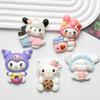 Мультяшные еда-игрушки Sanrio Смоляные аксессуары для DIY заколок и украшений для телефона