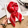Шарф из шелка Чжан Жуонань женский весенне-летний новый модный ретро-аксессуар шарф на шею высококачественный маленький квадратный шарф