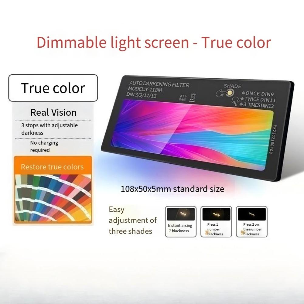 Регулируемая сварочная линза с 3 уровнями затемнения и технологией Smart Chip