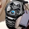 2024 New Luxury Watch Men Business Waterproof Male Clock Luminous Date Stainless Steel Square Quartz Men Watch